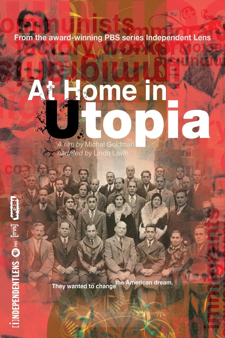 At Home in Utopia poster background
