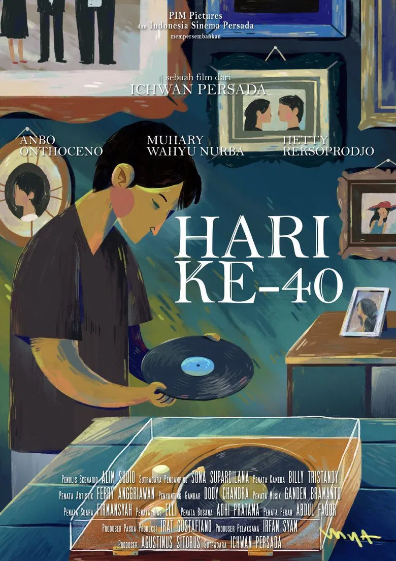 Hari Ke-40 poster background