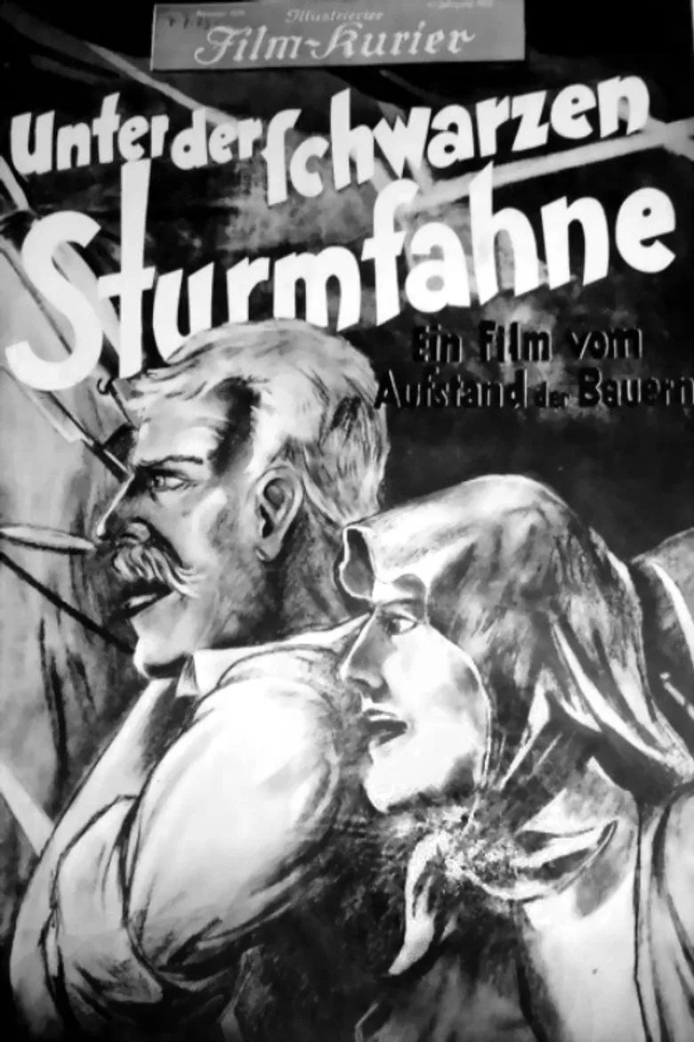 Unter der schwarzen Sturmfahne poster background