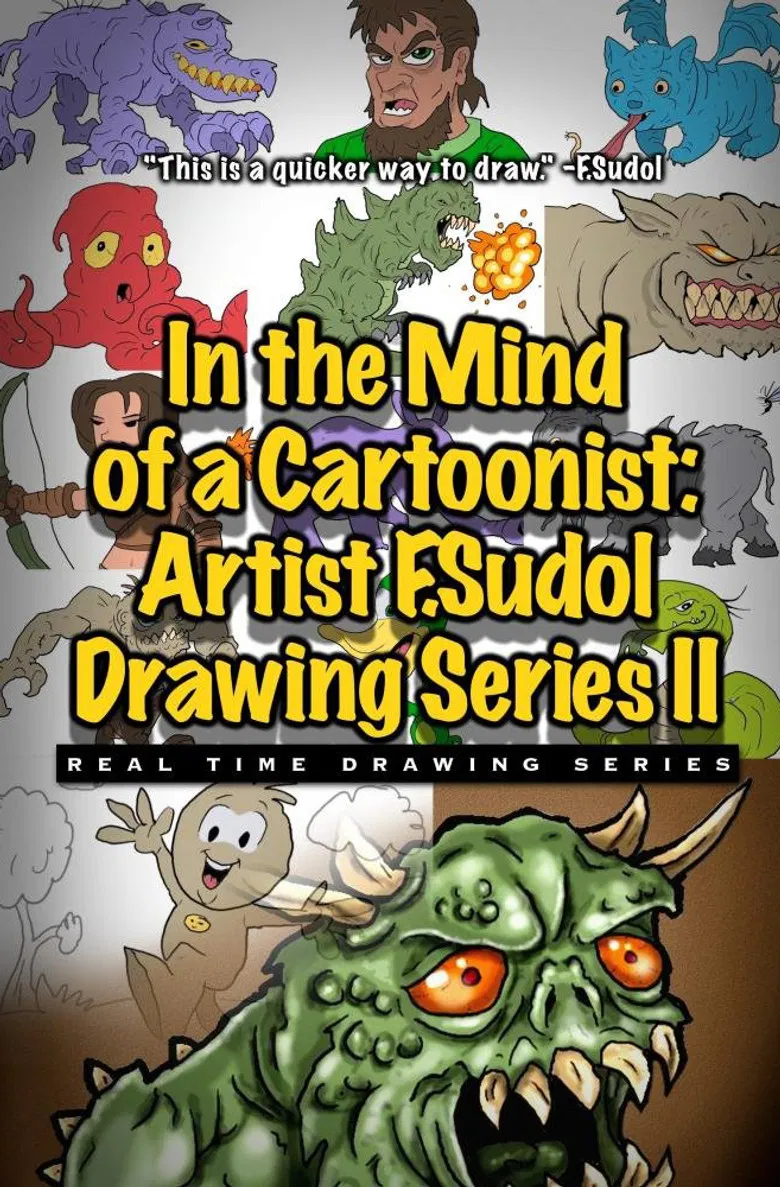 In the Mind of a Cartoonist: Artist F. Sudol Drawing Series II poster background