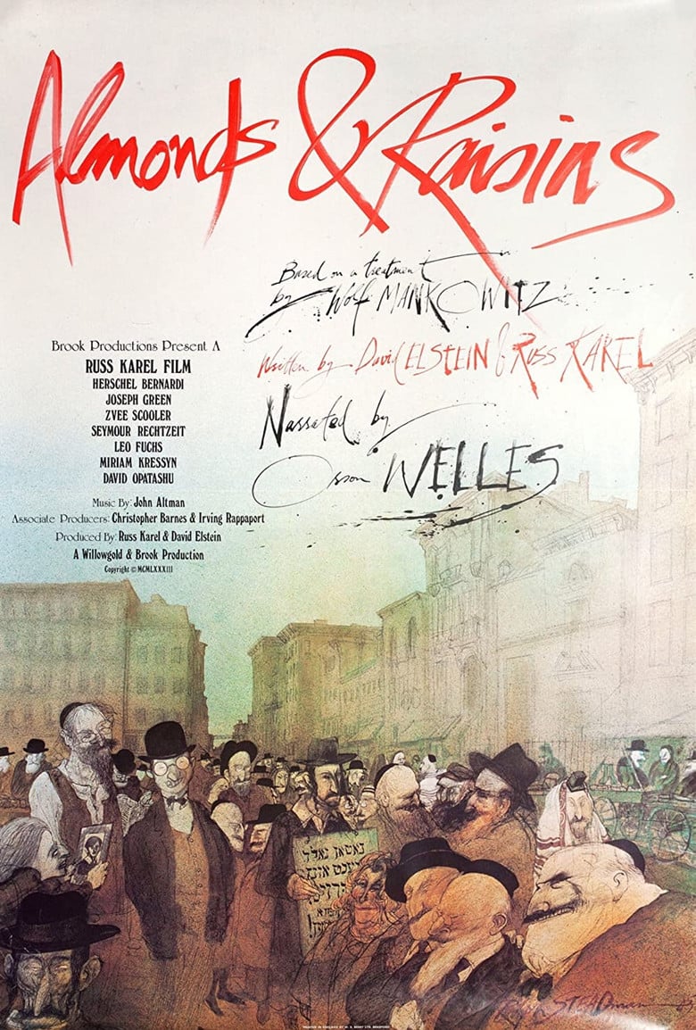 Almonds and Raisins poster background