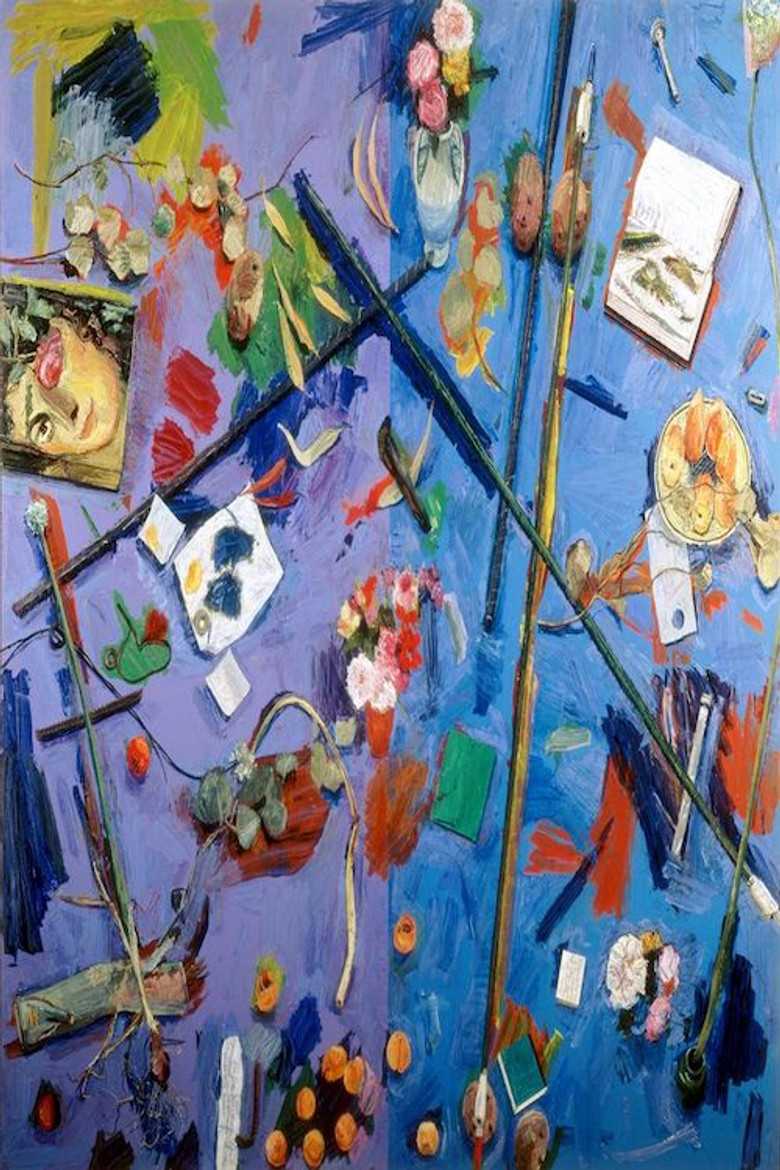 Untitled: New Blue poster background