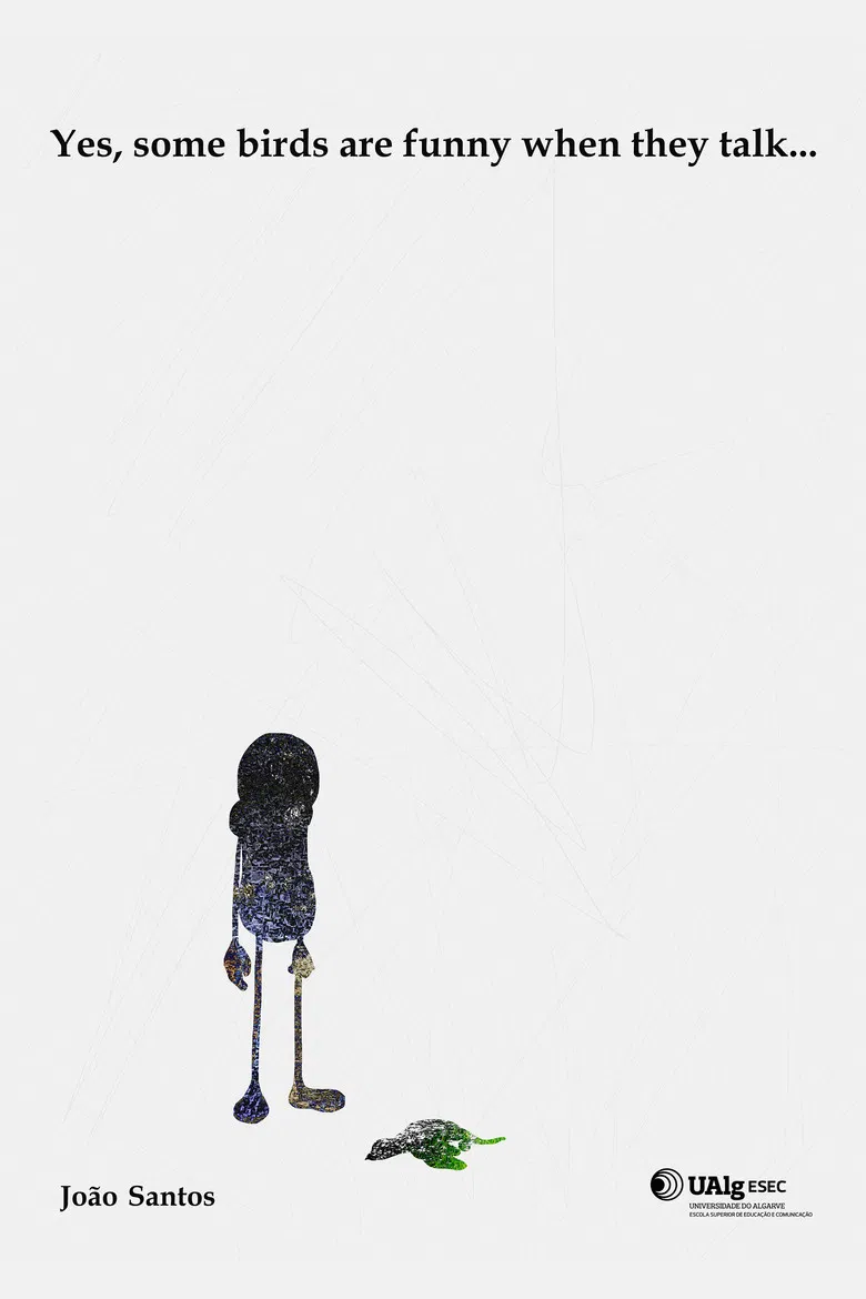 Yes, some birds are funny when they talk... poster background