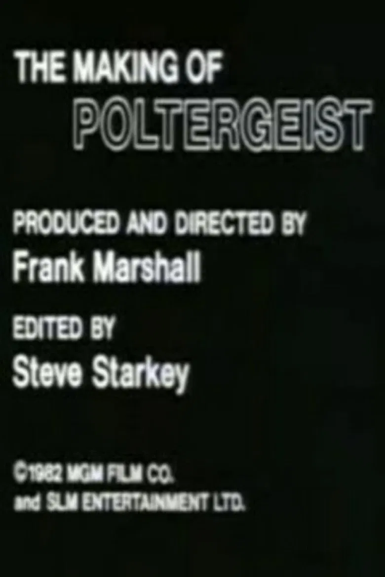 The Making of Poltergeist poster background