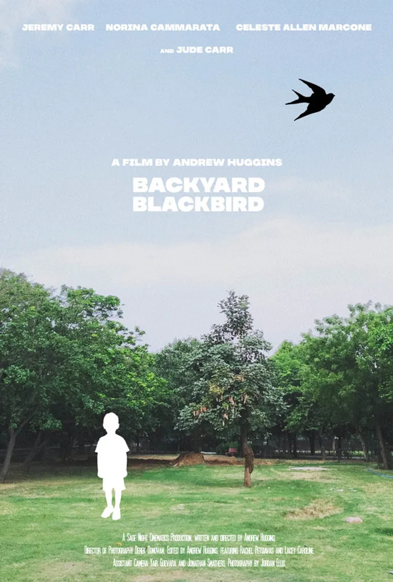 Backyard Blackbird poster background