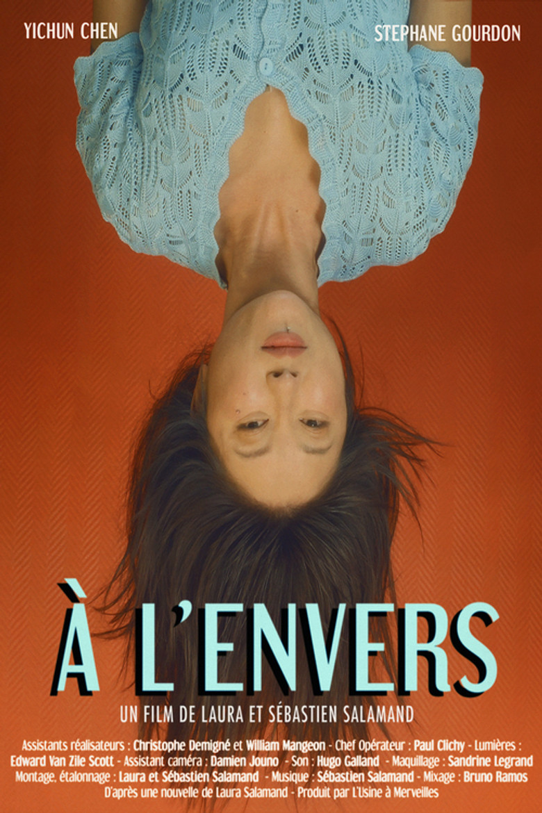 À L'ENVERS. poster background