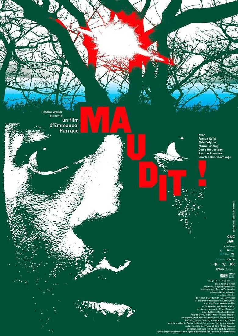 Maudit ! poster background