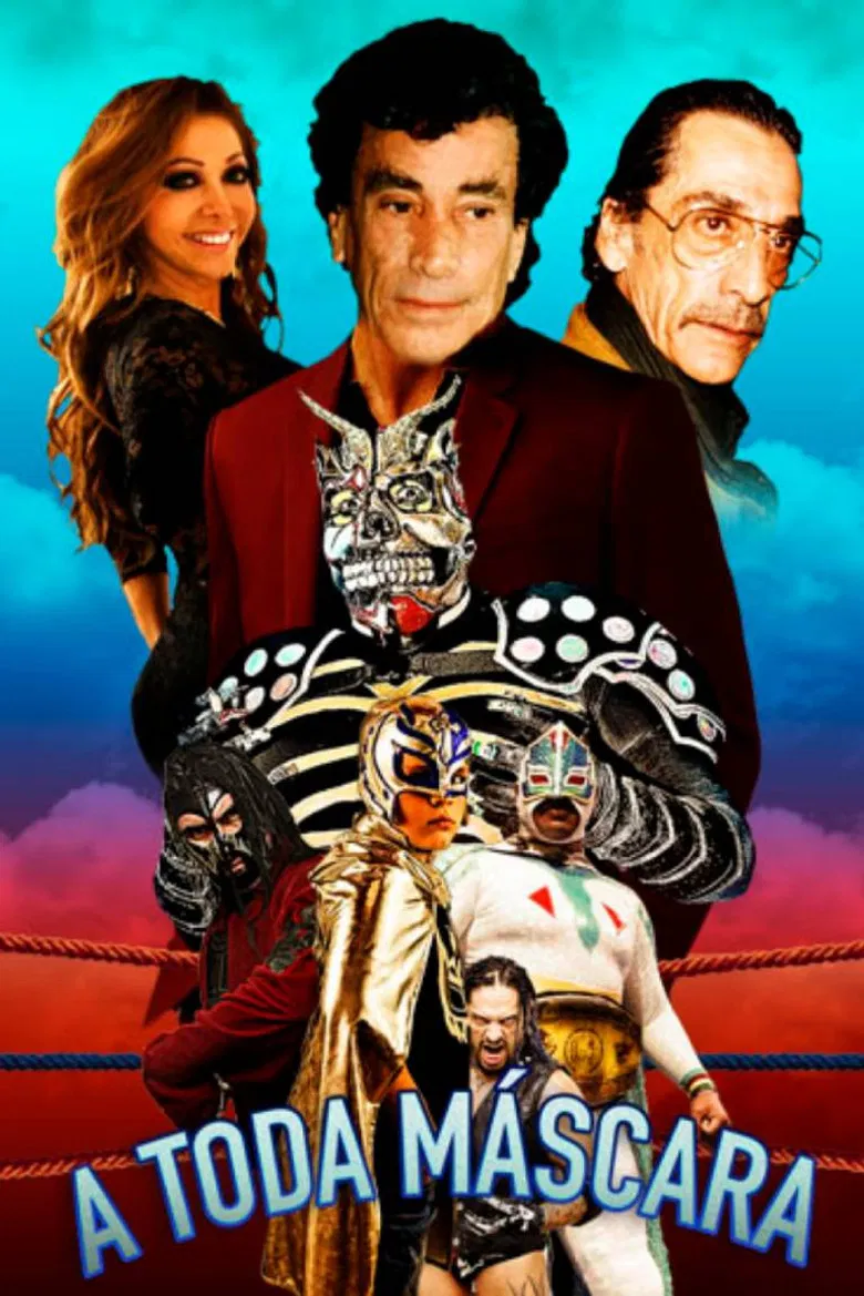 A toda máscara poster background