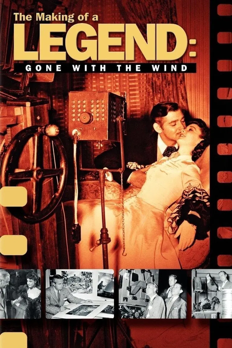 The Making of a Legend: Gone with the Wind poster background