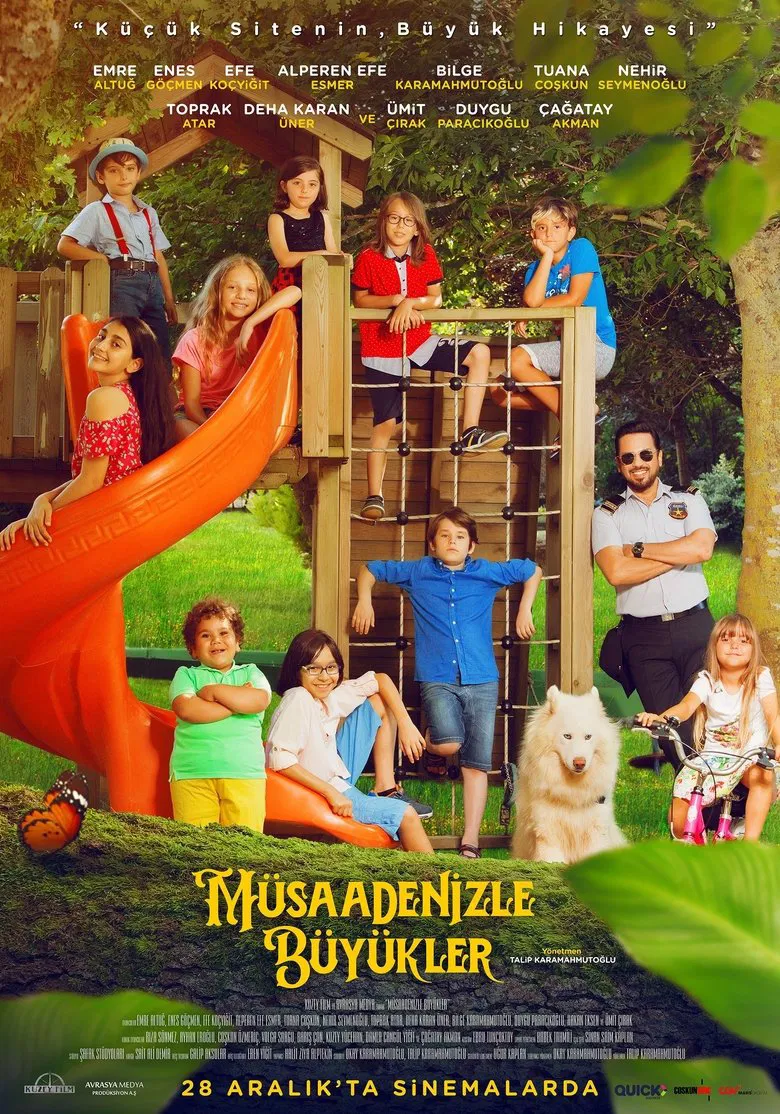 Müsaadenizle Büyükler poster background