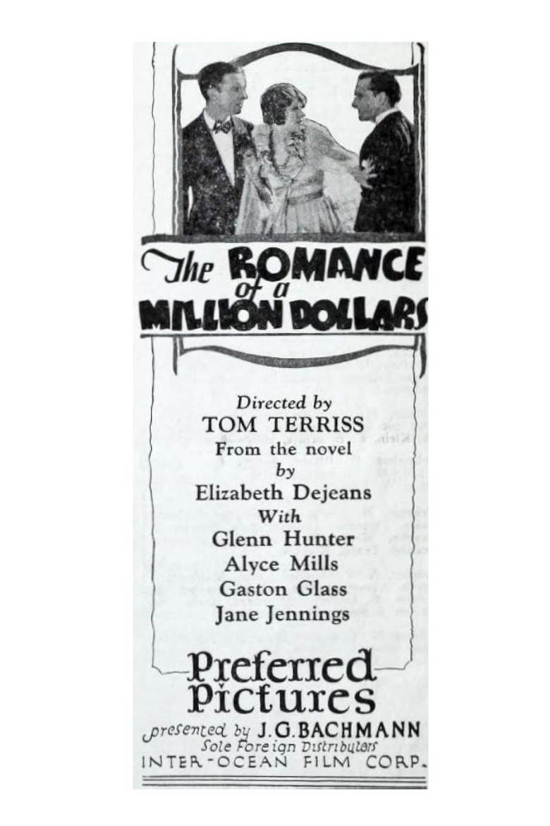 The Romance of a Million Dollars poster background