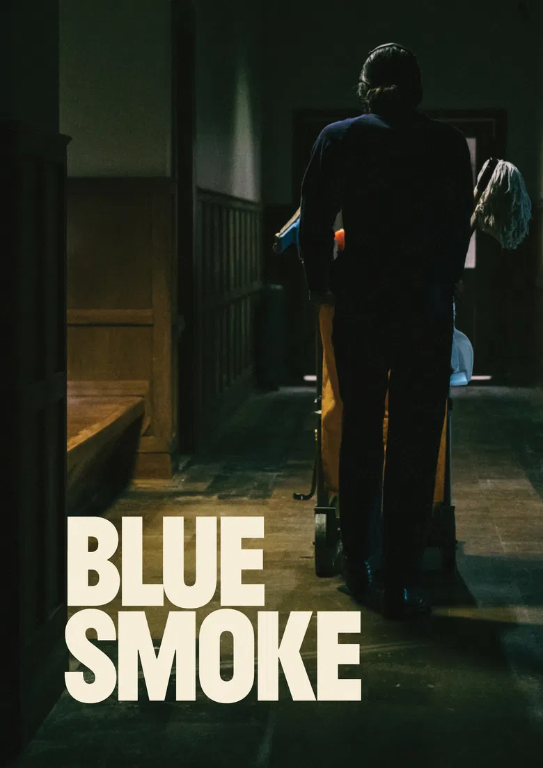 Blue Smoke poster background