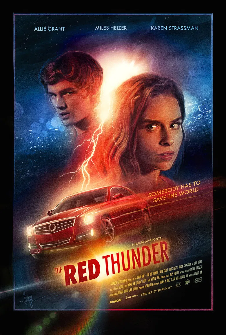 The Red Thunder poster background