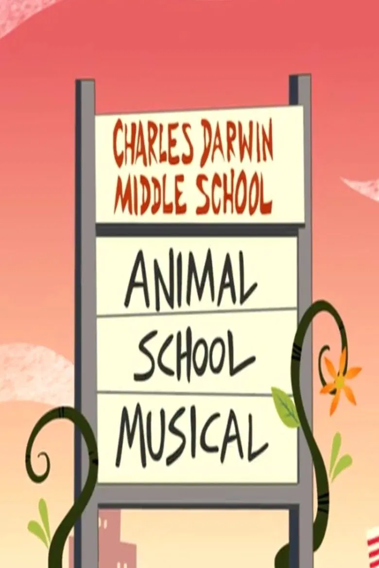My Gym Partner's a Monkey: Animal School Musical poster background