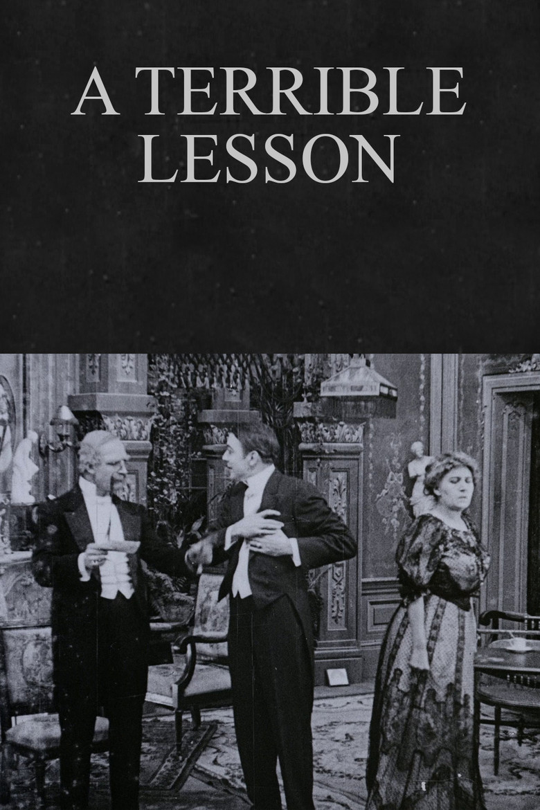 A Terrible Lesson poster background