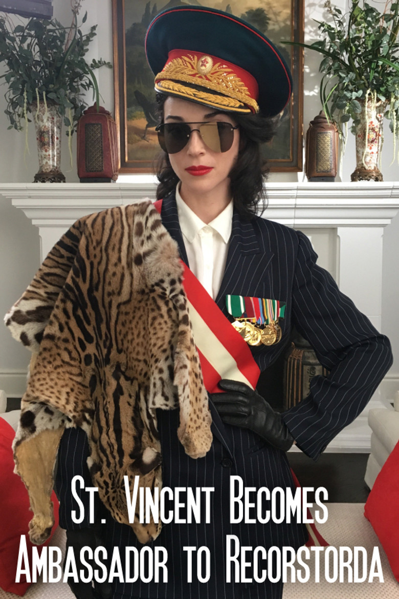 St. Vincent Becomes Ambassador to Recorstorda poster background