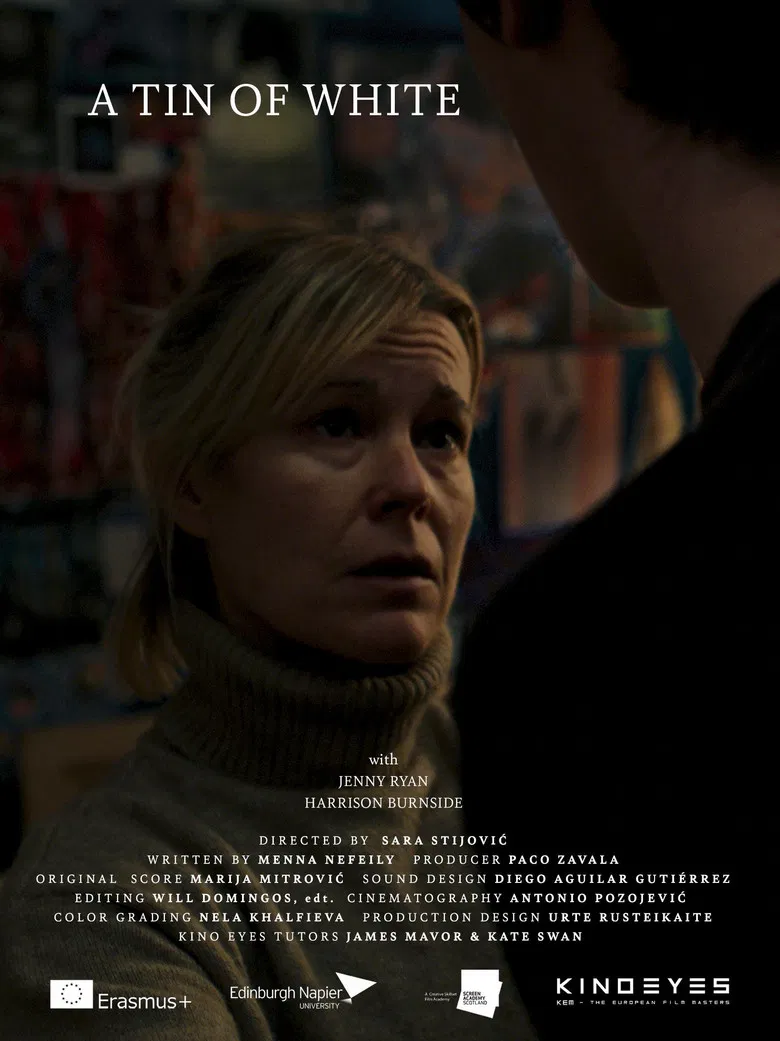 A Tin of White poster background