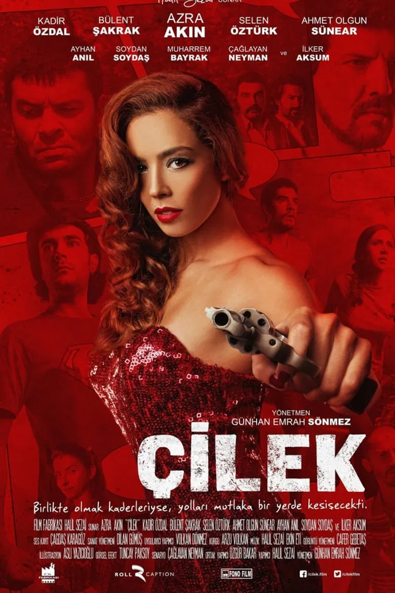 Çilek poster background