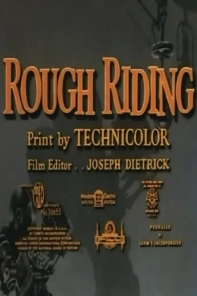 Rough Riding poster background