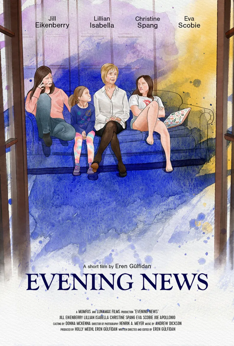 Evening News poster background