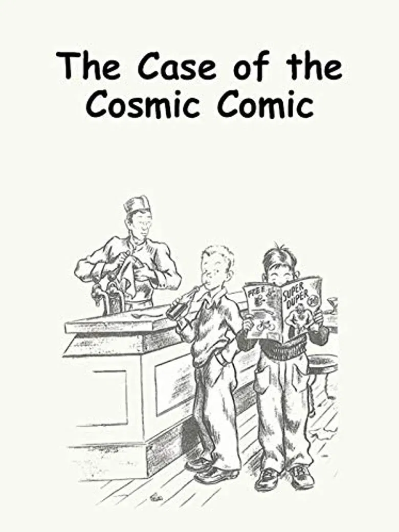 The Case of the Cosmic Comic poster background