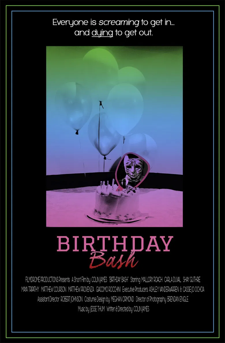 Birthday Bash poster background