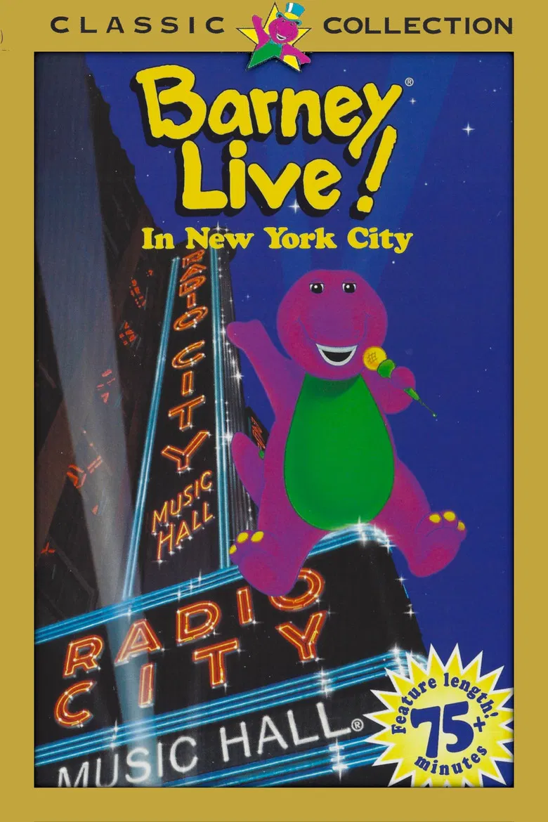 Barney Live! In New York City poster background