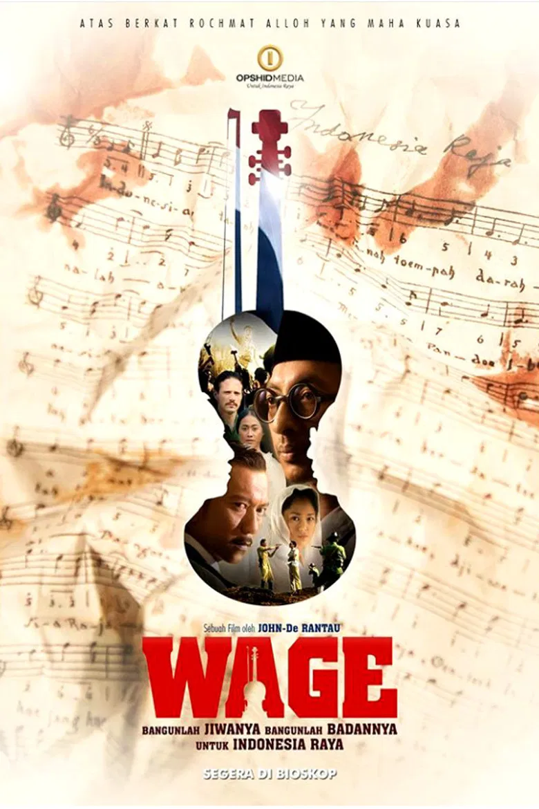 Wage poster background
