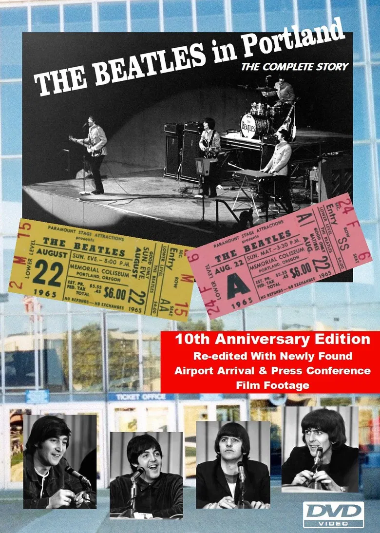 The Beatles in Portland: The Complete Story poster background
