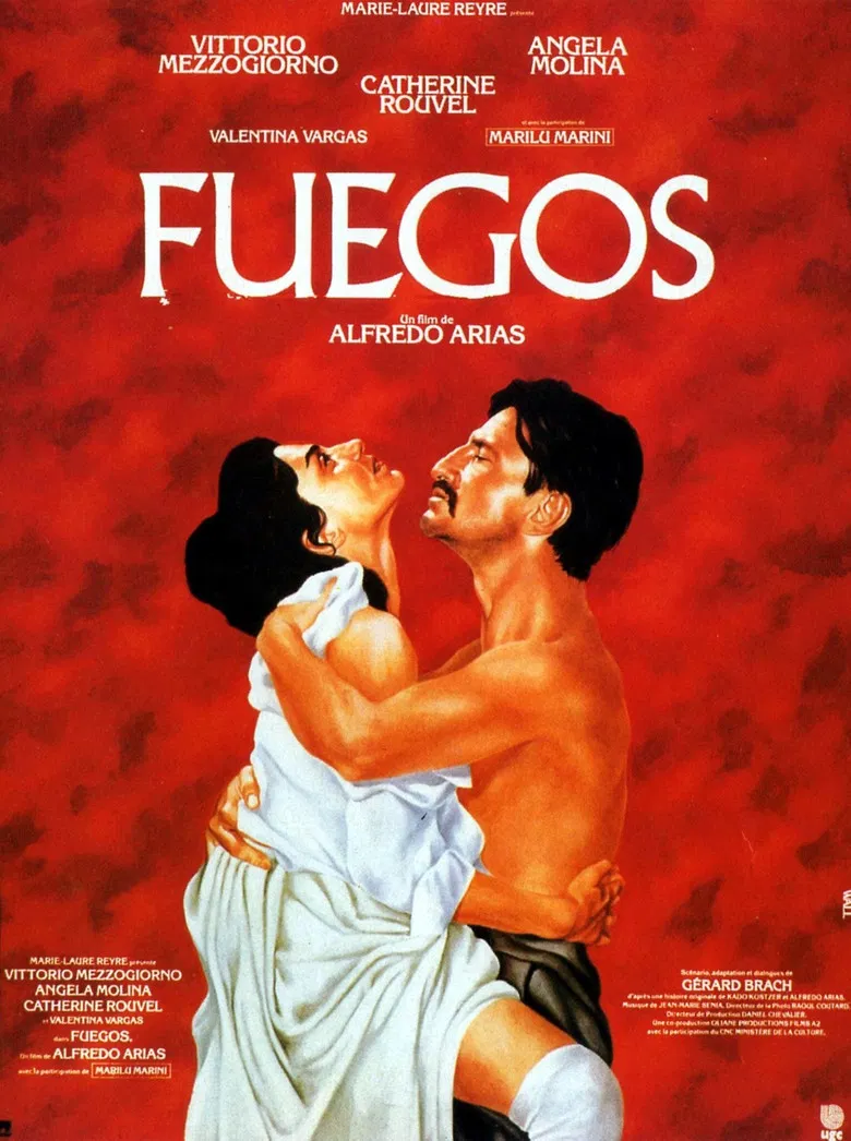 Fuegos poster background