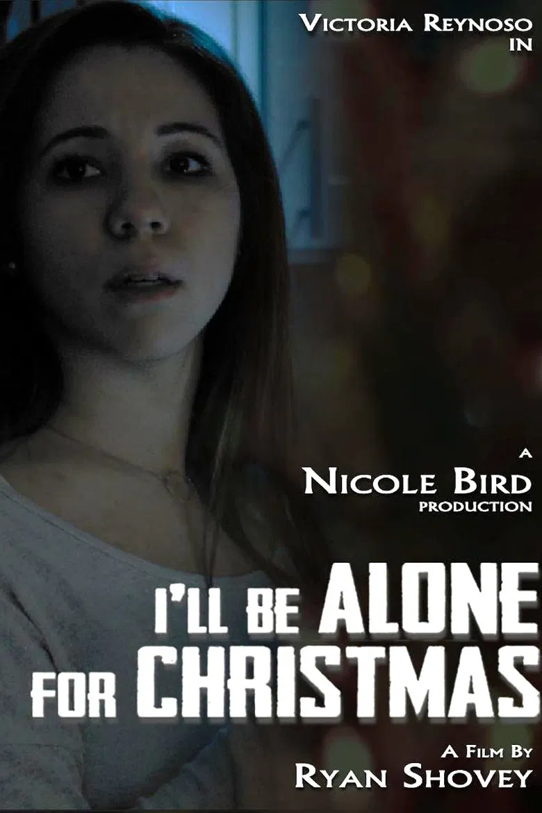 I'll Be Alone for Christmas poster background