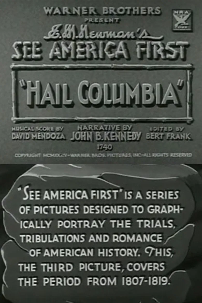 Hail Columbia poster background