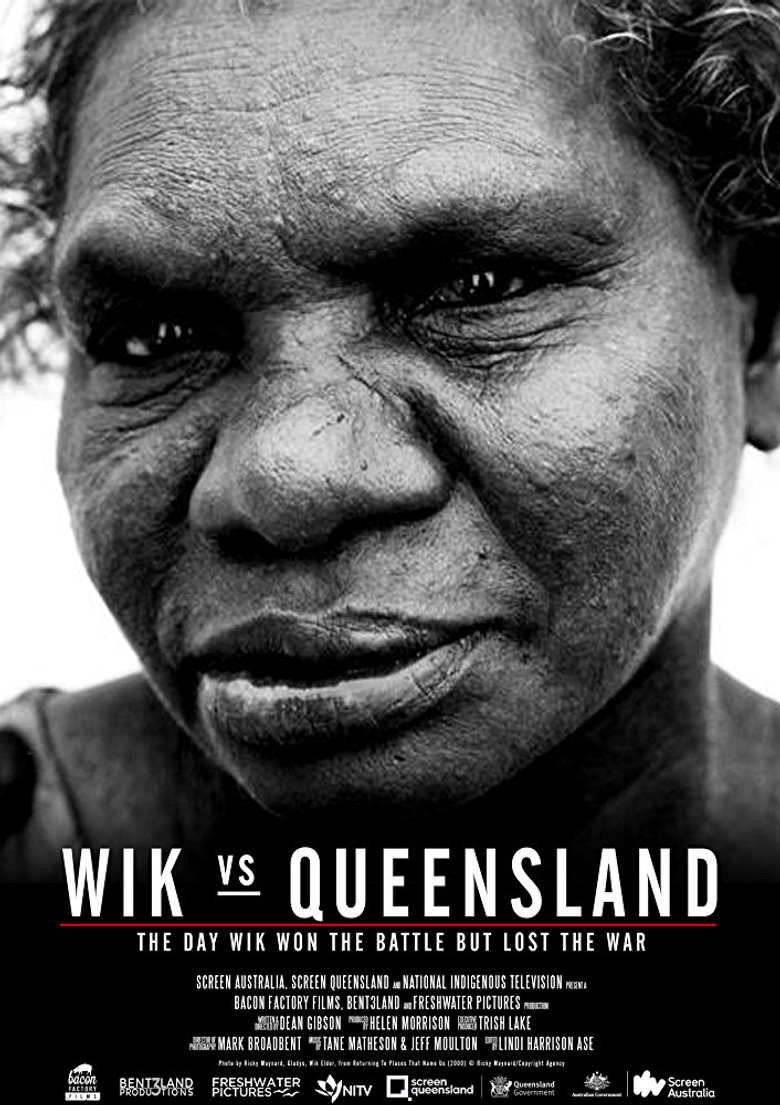 Wik vs Queensland poster background