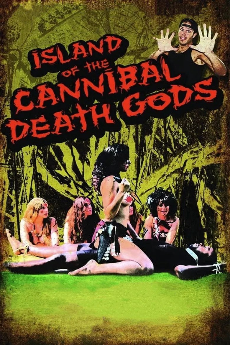 Island of the Cannibal Death Gods poster background