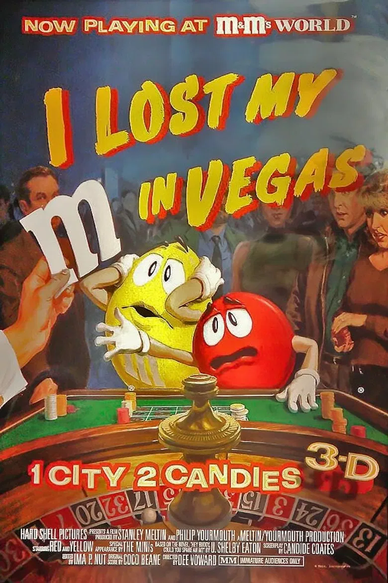 I Lost My M in Vegas poster background