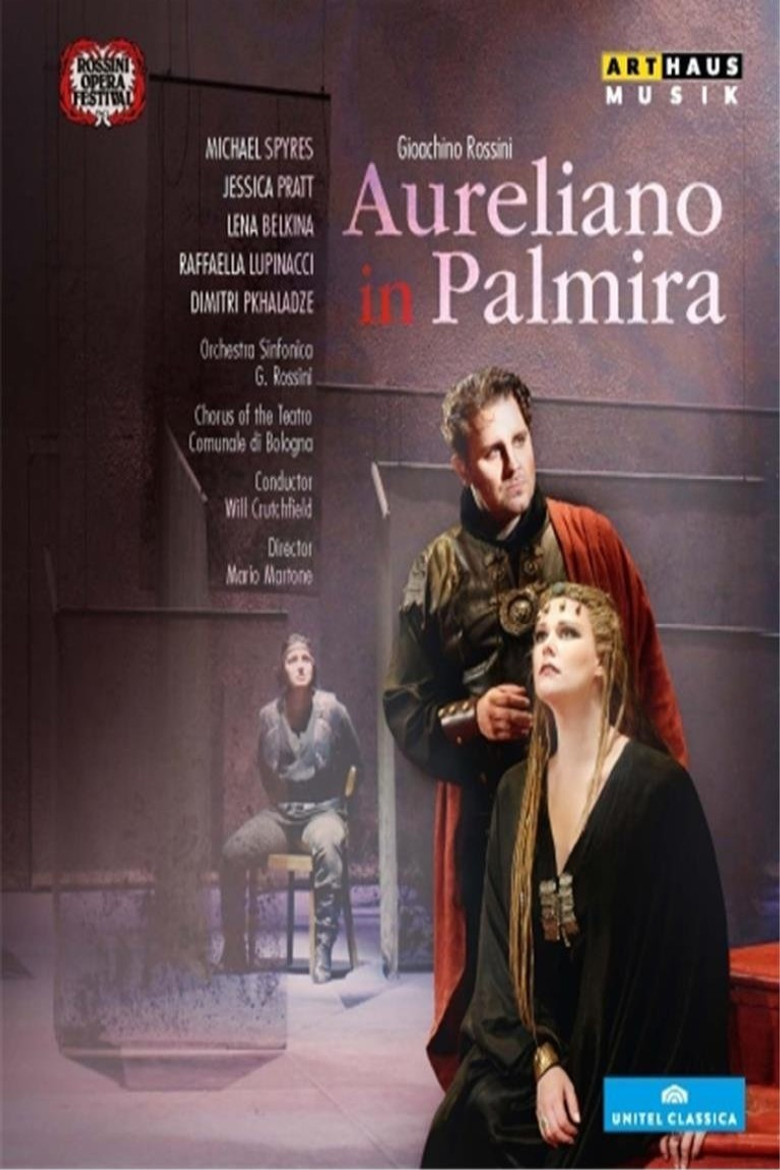 Aureliano in Palmira poster background