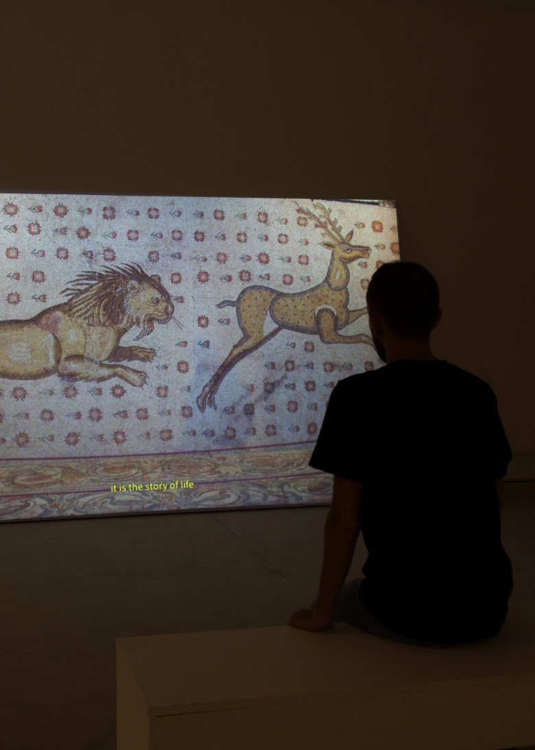 Abou Farid's War poster background