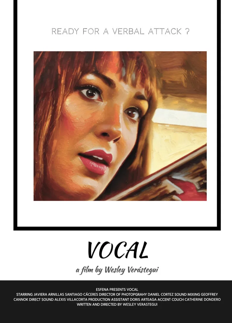 Vocal poster background