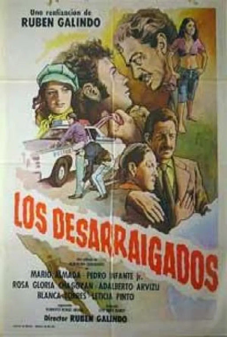 Los desarraigados poster background