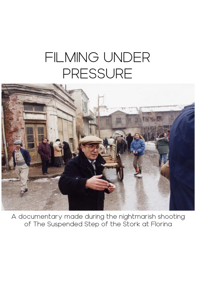 Filming Under Pressure poster background
