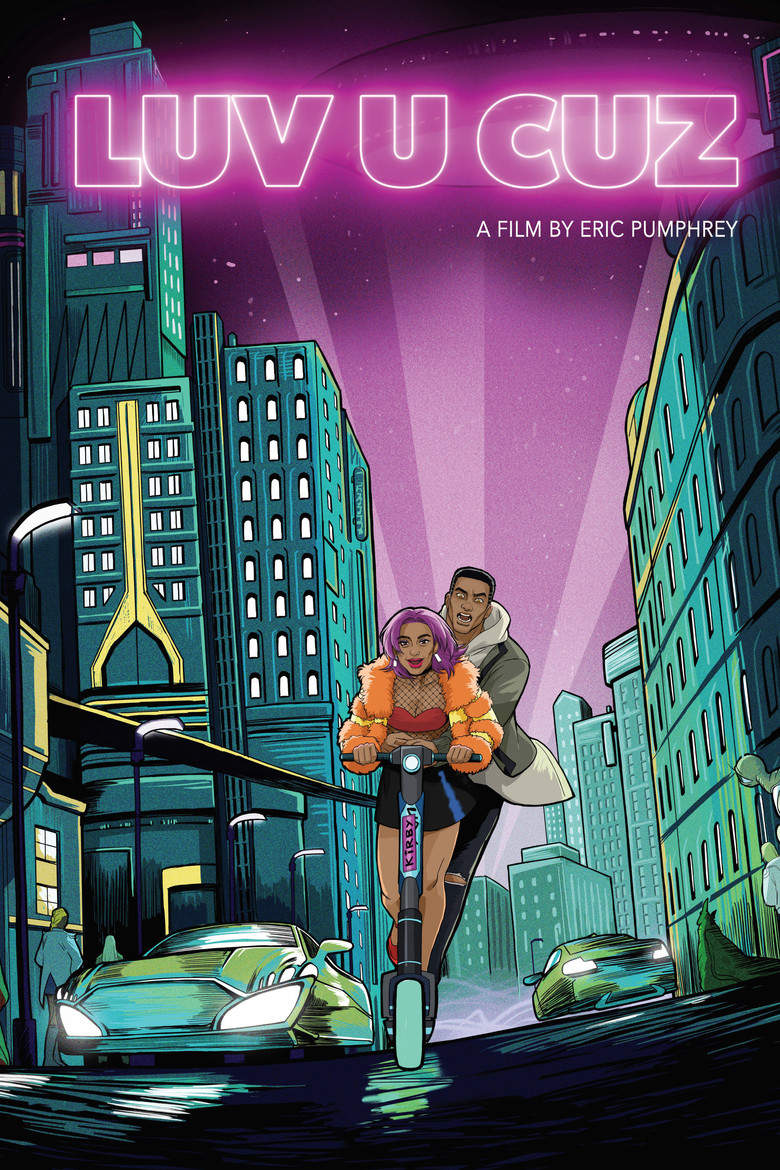 Luv U Cuz poster background