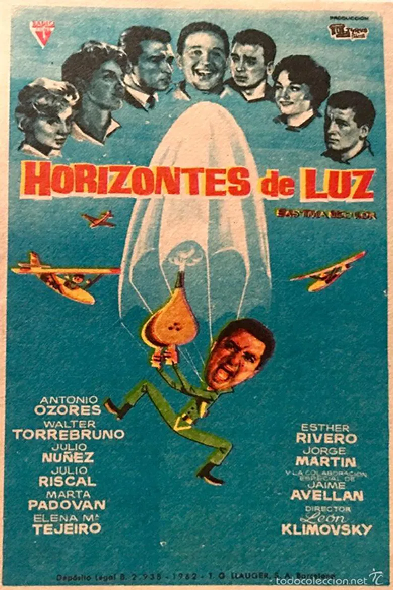 Horizontes de luz poster background