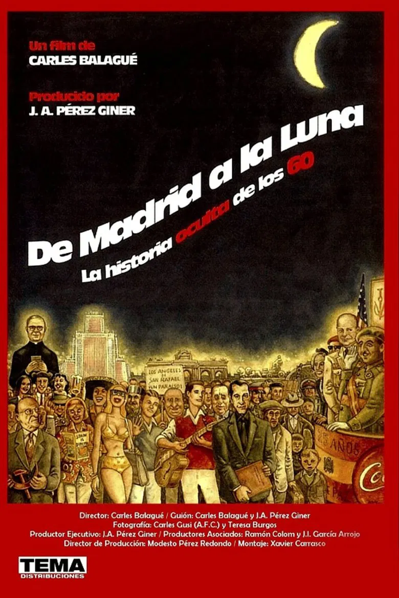 De Madrid a la Luna poster background