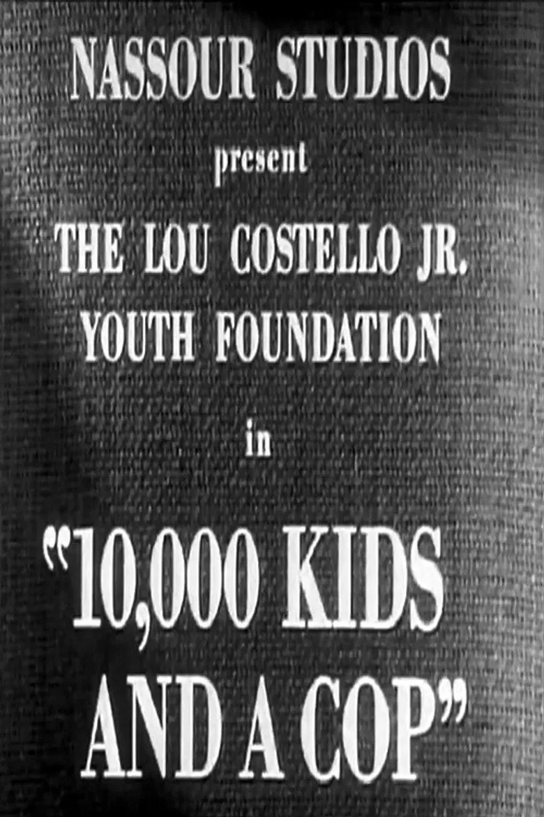 10,000 Kids and a Cop poster background