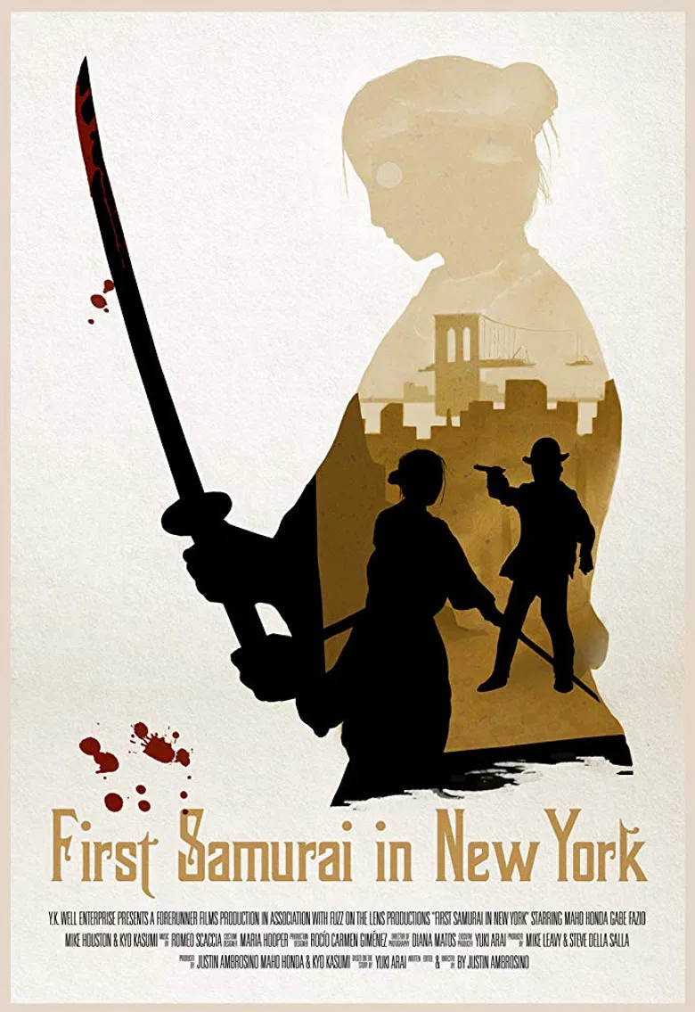 First Samurai in New York poster background