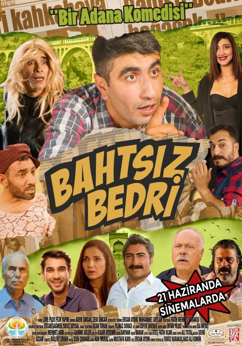 Bahtsız Bedri poster background