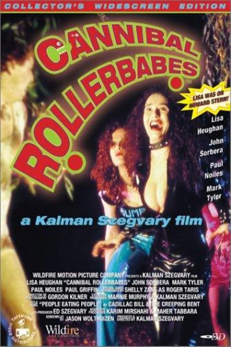 Cannibal Rollerbabes poster background