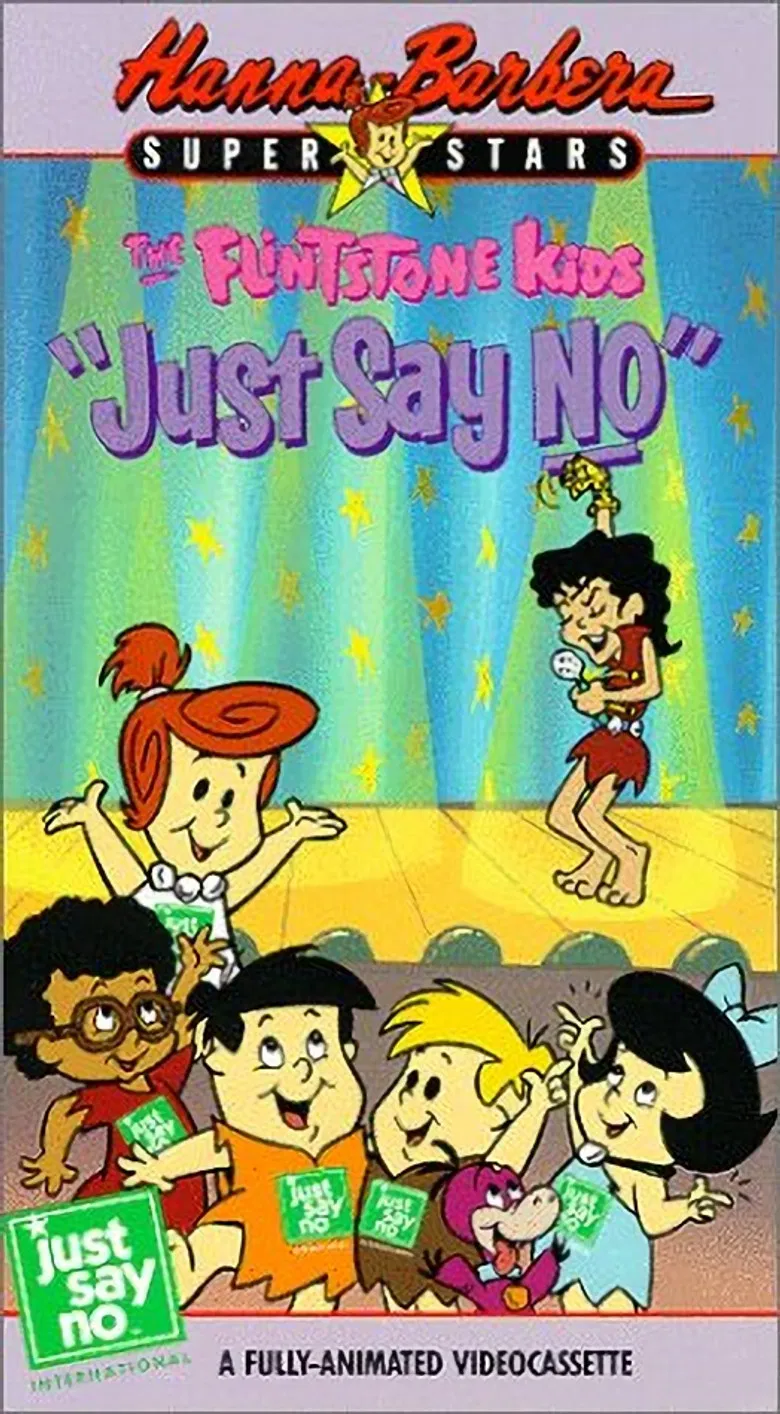 The Flintstone Kids' "Just Say No" Special poster background