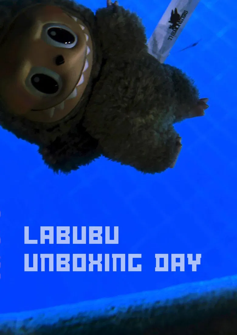 Labubu Unboxing Video poster background