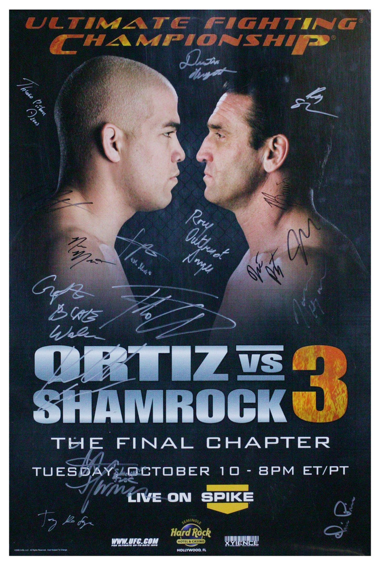 UFC Fight Night 6.5: Ortiz vs. Shamrock 3 poster background